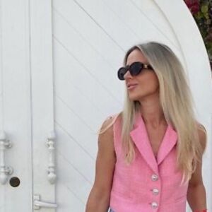 Zara Pink Textured Vest